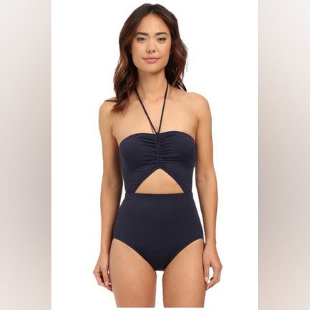 White Michael by Michael Kors size 10 swimsuit with cutout